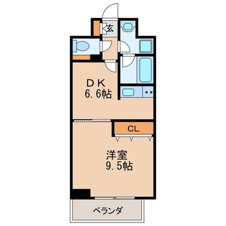 ディアコート白川の物件間取画像